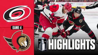 Hurricanes vs. Senators | NHL Playoff Highlights | Game 4 | April 25, 2026