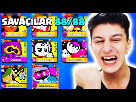 I FINISHED BRAWL STARS AGAIN 😱 I UNLOCKED ALL THE CHARACTERS