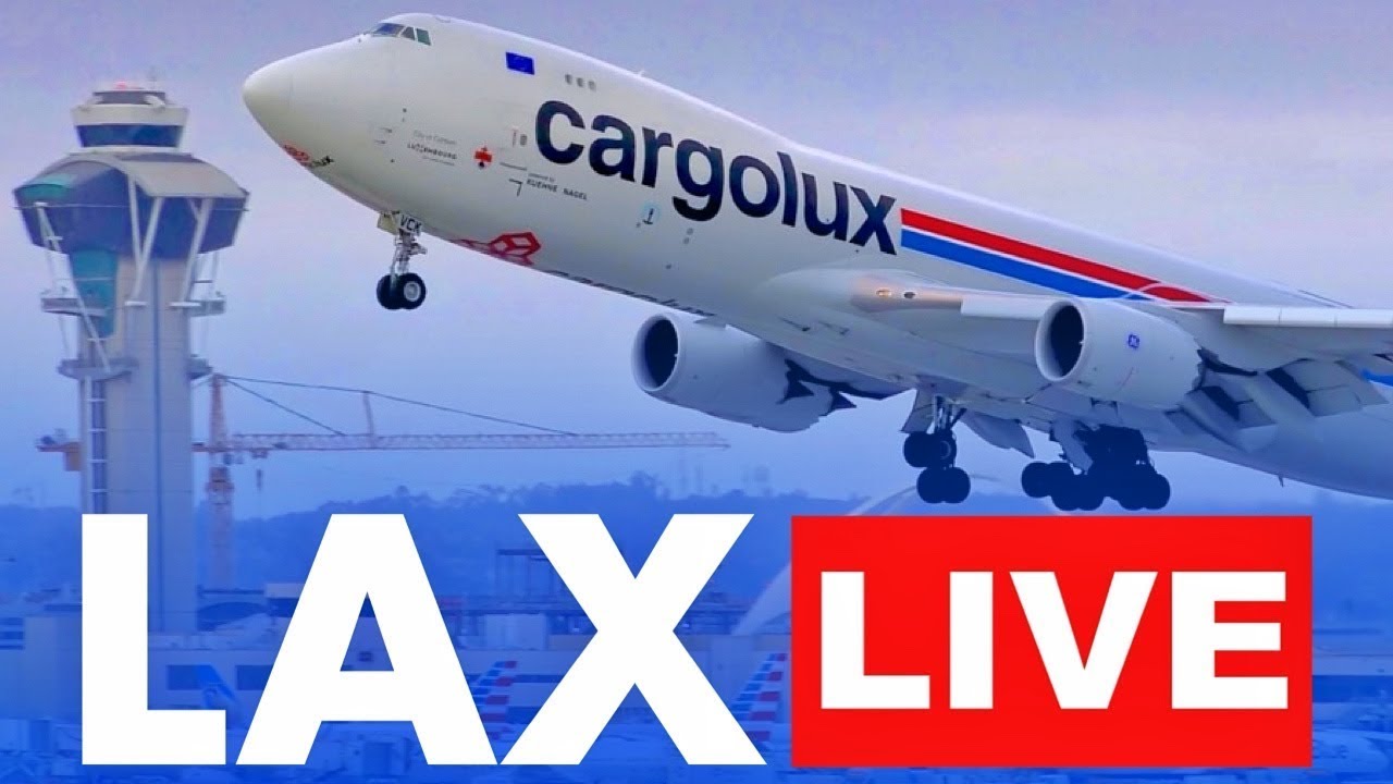 🔴LIVE 24/7 LAX Airport Action Runways 25L & 25R | LIVE Plane Spotting with ATC!
