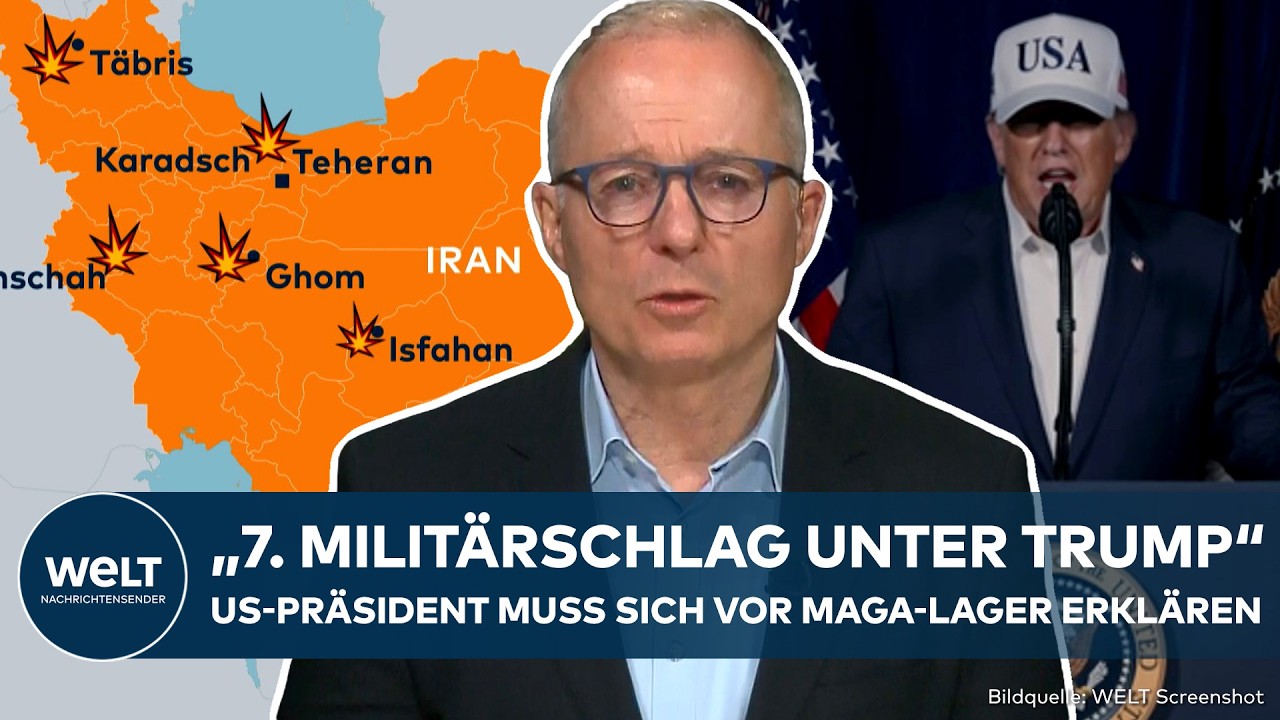 SCHLAG GEGEN DEN IRAN: Trump gerät vor MAGA-Lager in Erklärungsnot! Die aktuelle Lage im Nahen Osten