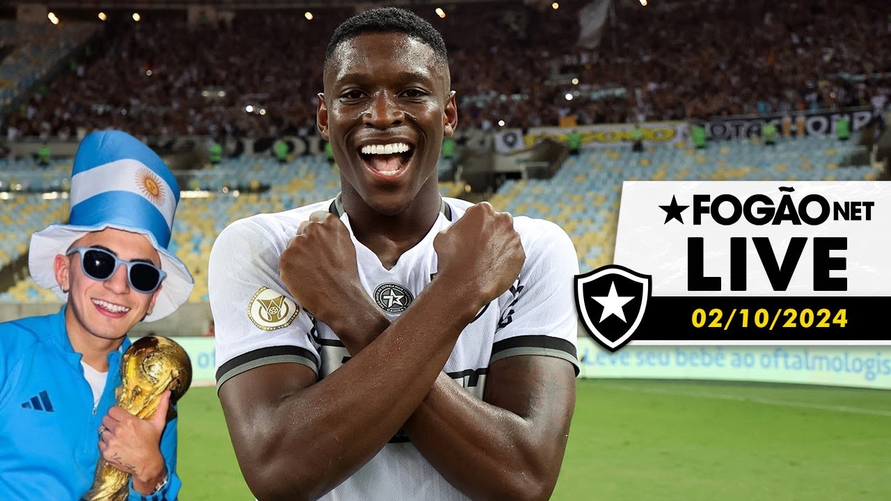 LIVE | Botafogo x Criciúma será no Maracanã; Thiago Almada convocado para a seleção argentina