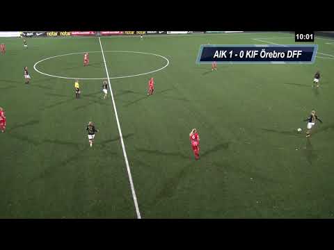 2018 10 17 Elitettan, AIK - KIF Örebro DFF