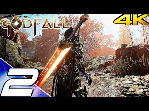 GODFALL - Gameplay Walkthrough Part 2 - Crimson Glades (Full Game) 4K 60FPS PC/PS5