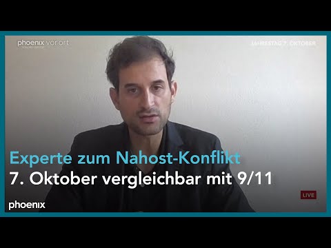 phoenix nachgefragt mit Philipp Peyman Engel zum Nahost-Konflikt am 07.10.24
