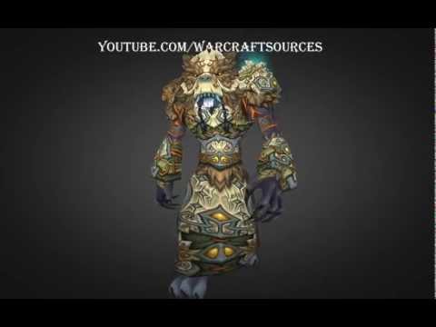 Worgen Druid Tier 14 armor set - T14 - Armor / Battlegear / Regalia of the Eternal Blossom