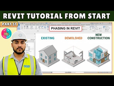 #31 Revit Tutorial: Understand Phasing and Phase filter in Revit