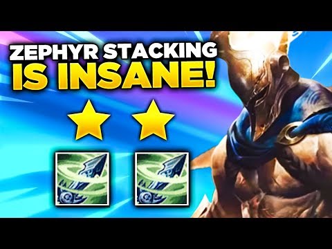 HAVE YOU EVER TRIED ZEPHYR STACKING?! IT'S INSANE! | Teamfight Tactics