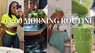 5 AM Morning Routine: Sunday Reset 2023 ☀️