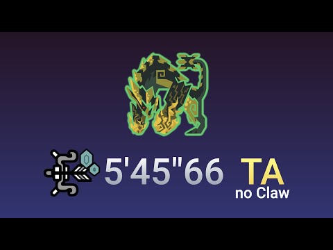 MHWI 乱れ咲く連爆の華 弓 5'45'66 TAwiki + no clutch claw / Raging Brachydios Bow Solo