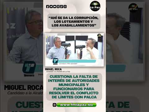 Indefinición territorial entre La Paz y Palca