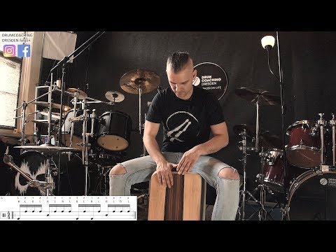 Cajon lernen #3 // lineare 16tel Rhythmen für Einsteiger