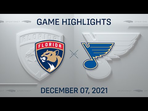 NHL Highlights | Panthers vs. Blues - Dec. 7, 2021