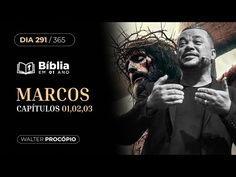 Dia 291/365: Marcos 1, 2 e 3 | Bíblia em 1 Ano | Walter Procópio