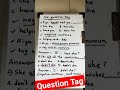 Maharashtra Talathi Bharati MPSC IBPS Pattern Question Tag English Grammar