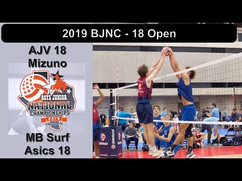 2019 BJNC 18 Open - AJV 18 Mizuno vs MB Surf 18 Asics