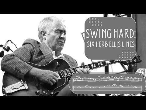 Swing HARD With These 6 Great Herb Ellis Lines - Classic Bebop Vocabulary | Jazz Guitar Lesson