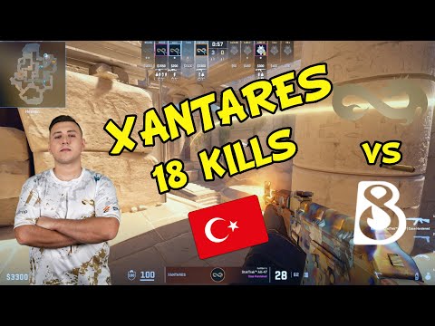 XANTARES vs B8 | CS2 Pro Gameplay | Eternal Fire 0-2 B8 ESL Challenger | POV Highlights Clutch