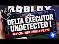 Delta Executor Roblox Mobile NEW Update V2 729 Download Install Best Roblox Executor Android