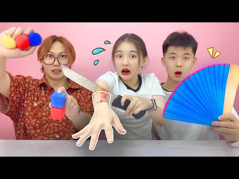 , title : 'Incredible Little Magic PK! Hand Can Be Recovered After Being Cut, No Cheating? | Funny Playshop'