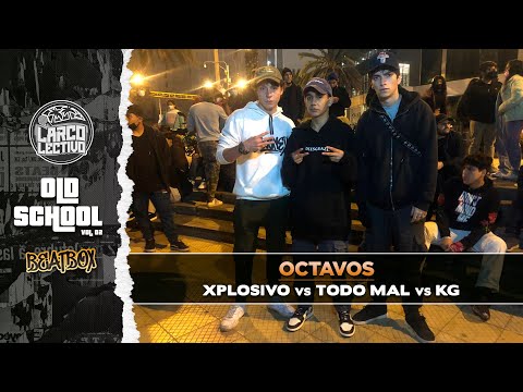 🧢 XPLOSIVO vs TODO MAL vs KG - OCTAVOS | LARCOLECTIVO: OLD SCHOOL - VOL.02 #BEATBOX #FREESTYLE