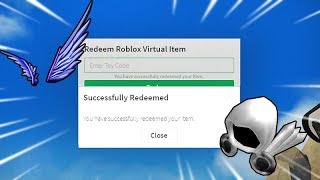 How To Redeem Roblox Virtual Item Codes Free Video Search - 