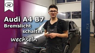 Audi A4 Bremslichtschalter Wechseln | Change the brake light switch  | VitjaWolf  | Tutorial | HD