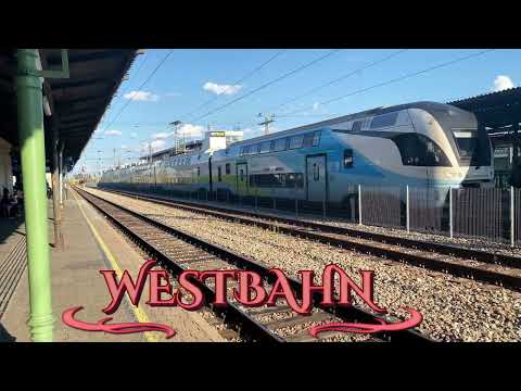 Westbahn In Vienna Austria!! Double Decker Train in Austria