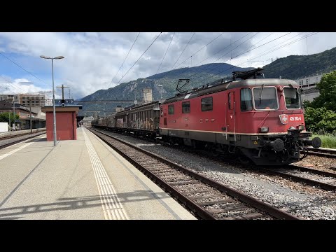Bahnverkehr in Sion (12.05.2023)