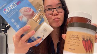 Small little carry on Olive Young Skin Care Haul