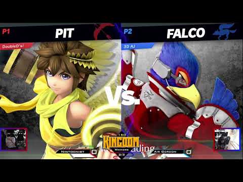 HDR Winner's Finals Nintoonist (Pit) Vs 3D| Air Gordon (Falco) @ Kingdom 160 The Weekly