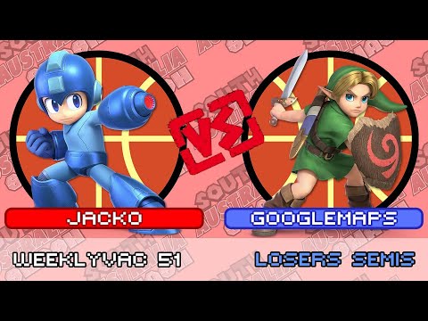 WeeklyVac 51 - SSBU - Jacko (Mega Man) vs GoogleMaps (Young Link)