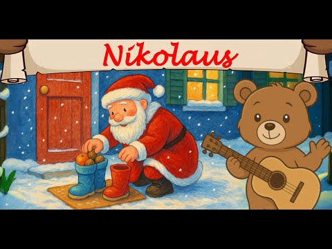 🐻🎶Nikolaus Kinderlied - Stiefel raus, der Nikolaus ist da! | Notenbär