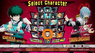 My Hero One's Justice All Characters (Including DLC) [PS4]