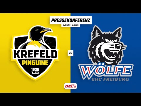 Press conference Matchday 10 | Krefeld Pinguine vs. EHC Freiburg