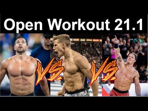 Rich Froning vs Noah Ohlsen vs Brent Fikowski | 2021 Open Workout 21.1