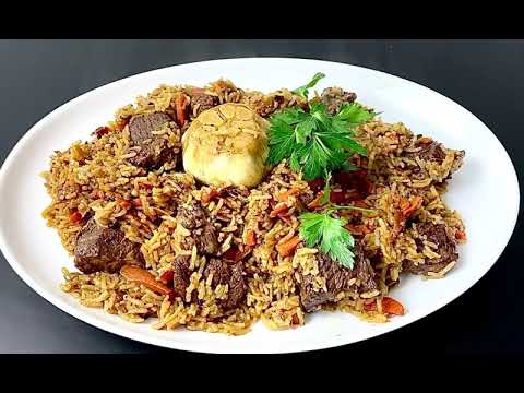 How to make the most tasty and easy UZBEK PILAF. (PLOV)