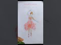 A Girl With Pink Dress Art Work Soumi S World