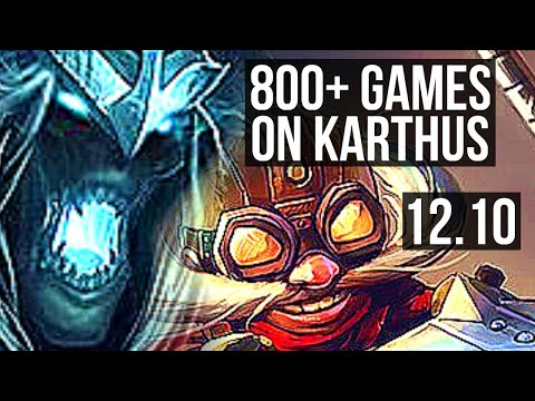 KARTHUS vs CORKI (MID) | Rank 6 Karthus, 800+ games, Legendary | BR Challenger | 12.10