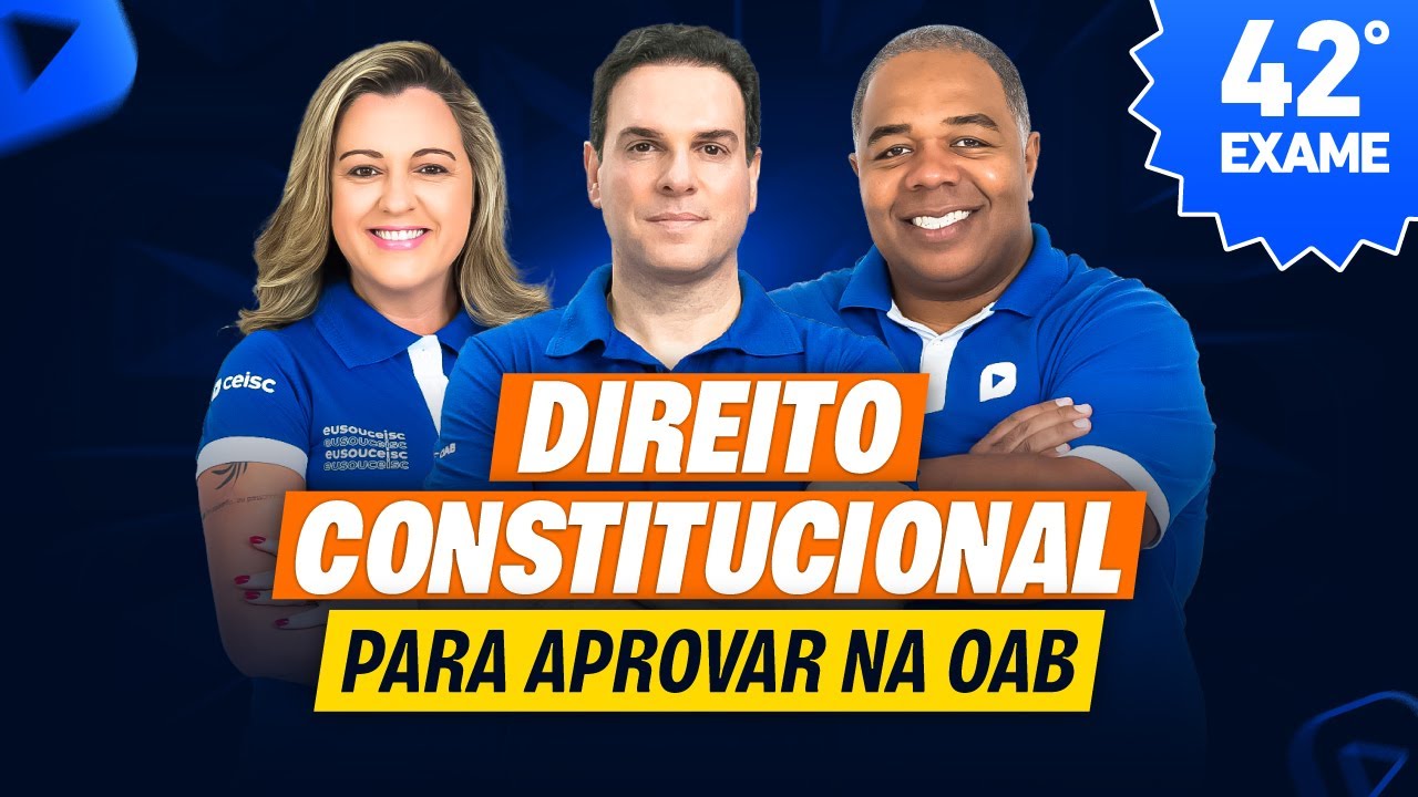 Direito CONSTITUCIONAL  1ª Fase OAB como você nunca viu | Revisão Turbo 1ª Fase 42º Exame OAB