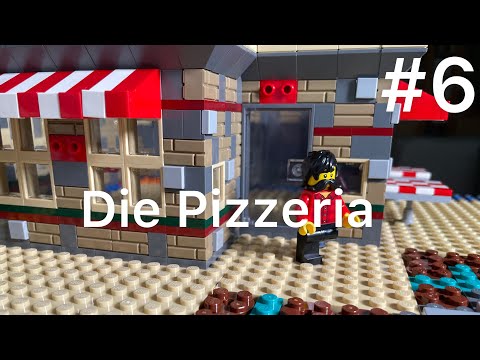 Bau meiner Lego Stadt -Teil 6- Eine Stadt entsteht. Bau der Pizzeria