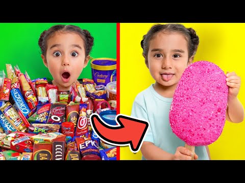 MARKETTEKİ TÜM DONDURMALARI KARIŞTIRDIK !? | Gamze Karta Öykü Karta