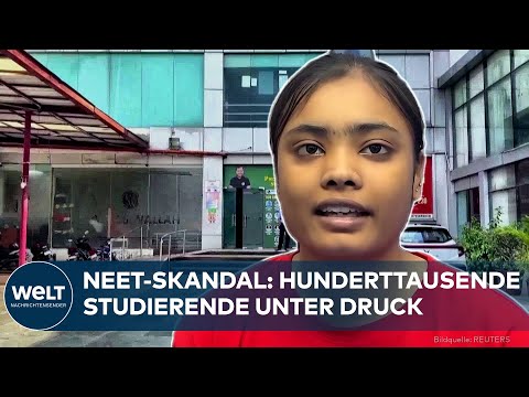 Video Thumbnail: NEET-SKANDAL: Indiens Medizinstudenten kämpfen nach Prüfungsleck um ihre Zukunft