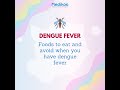 Food for Dengue Fever