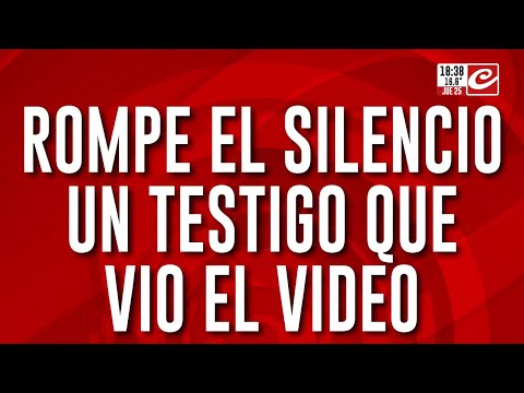 El relato de un testigo del video del triple crimen: "Hubieras visto cómo lloraban"