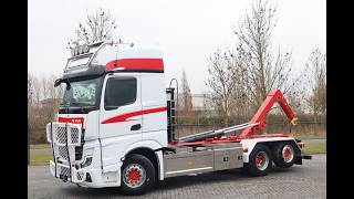 Camion ampliroll Mercedes-Benz Actros 2563 | 6X2 | MULTILIFT HOOK | RETARDER | EURO 6 | Image 4 - Autoline