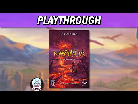 Cartographers: Map Pack 1 – Nebblis: Plane of Flame | Solo Playthrough