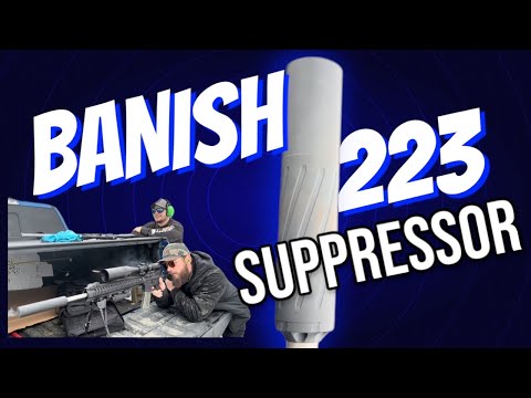 How Gassy is A Banish 223 Suppressor on a DI AR15? Banish223 Suppressor from Silencer Central