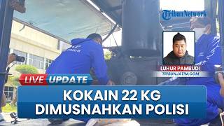 22 Kg Kokain di Sumenep Dimusnahkan, Polda Jatim: Belum Temukan Keterlibatan Jaringan Internasional