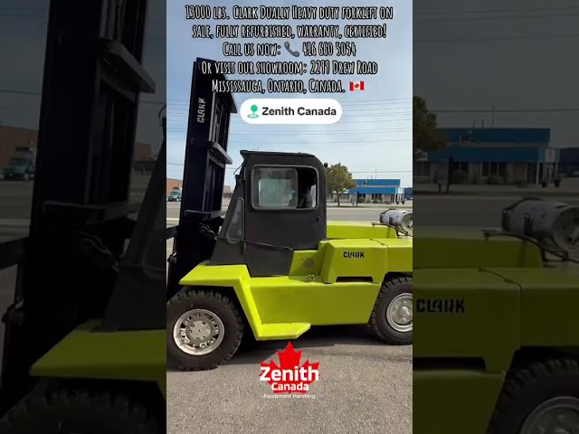Clark Outdoor Forklift LPG 13000 lbs, refurbished.FORKS INCLUDED in Heavy Equipment in Mississauga / Peel Region