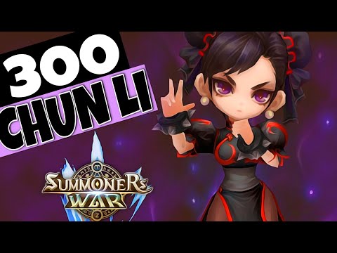 GOD Chun-Li (Dark) with 300+ SPD in RTA! - Summoners War